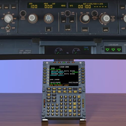 MiYee WINGFLEX Flight Simulator Control Panel A320 MCDU Game Simulator Flight Simulation Panel Route Control Plug-and-Play Features Full-Scale Simulation - size: A320MCDU