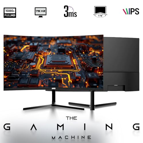 Dell Optiplex Tiny Mini Desktop PC, Intel Core i5, 16GB RAM, 512GB SSD with Dual 27 inch Curved Monitor, AI Enabled RGB Keyboard Mouse, RGB Soundbar and Webcam Windows 11 Pro (Renewed)