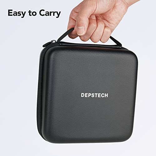 DEPSTECH Original Endoscope Case, Wireless Borescope Carrying Bag WiFi & USB Scope Cameras, Upgraded Large-Capacity Hardshell Case, Compatible with 4.3" Inspection Camera DS300, Black