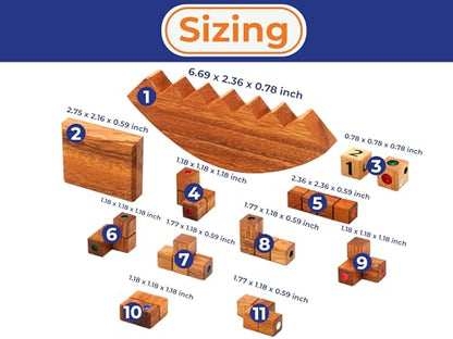 BSIRI Wooden Balance Stacking Tower - Classic Family Game Night for Adults & Seniors Stacker Blocks Table Fun Board Games for Party Balancing Drop Stack Building Block Toys for Gifts Set Towerstack - style: Stacking Balance Tower
