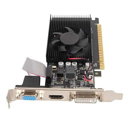 Bewinner GT610 Computer Graphics Card, 2GB DDR3 64bit PCI Express X16 Graphics Card with DVI, VGA, HDMI Interface for Computer Desktop