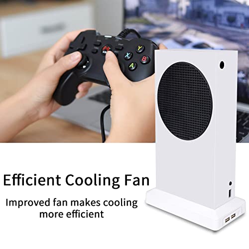 U/D Console Cooling Fan Compatible for Xbox Series S USB External Cooler Turbo Temperature Control Fan Console Cooling System for Xbox Series S