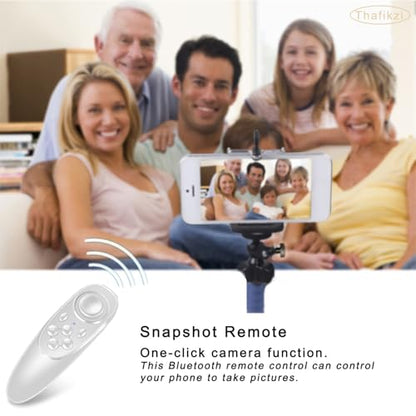 VR Remote Controller for Phones Compatible with Oculus/iOS/Android, Wireless Bluetooth Joystick Remote for iPhone/iPad/Flip E-Book/PPT/Nook Page/to Control Music, Video, Games, Selfie (Upgraded)