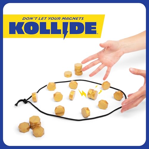 Kollide by Relatable - Influencer Choice Award 2025 Winner, Exciting Magnetic Game for Family Game Night, Fun Games for Kids - Includes 1 Rope, 20 Magnets, and Instructions