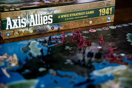 Renegade Game Studios Axis & Allies 1941, WWII Strategy Board Game | Wargame for 2-5 players with 160 miniatures. Streamlined rules, updated design, and 1-3 hour gameplay for ages 12 and up