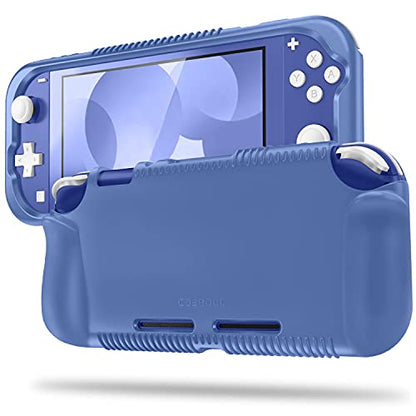 FINTIE Soft Silicone Protective Case for Nintendo Switch Lite 2019 | Ergonomic Grip, Anti-Slip, Shock-Absorption & Anti-Scratch, Lightweight Grip Case Cover, Navy Blue - color: Navy Blue