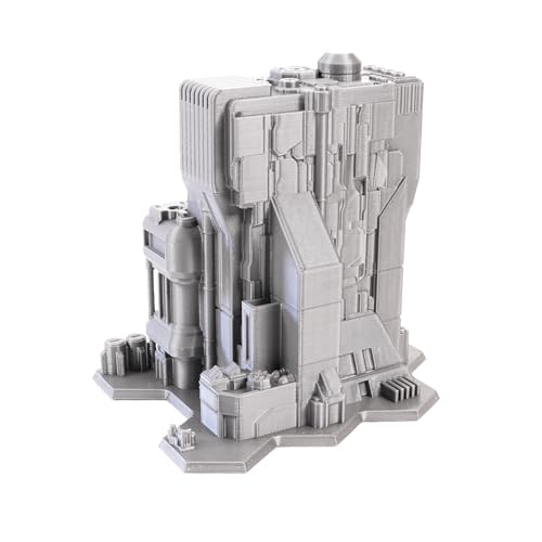 Tabletop Terrain 6mm Sci-Fi Cityscape Bundle 3 with Hexes for Miniatures Games Such as Epic Battletech Adeptus Titanicus (Bundle 3 with Hexes) - size: Bundle 3 with Hexes