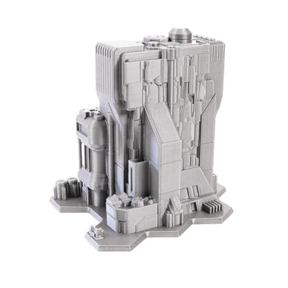 Tabletop Terrain 6mm Sci-Fi Cityscape Bundle 3 with Hexes for Miniatures Games Such as Epic Battletech Adeptus Titanicus (Bundle 3 with Hexes) - size: Bundle 3 with Hexes
