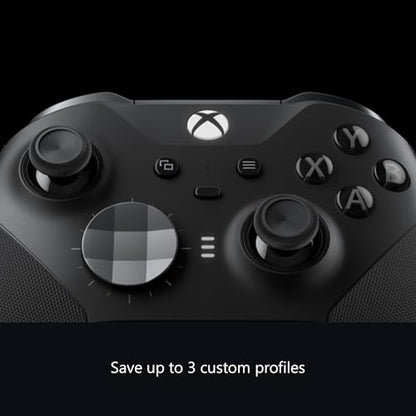 Xbox Wireless Gaming Controller | Elite Series 2 | Black | Console, PC, and Cloud Devices | Adjustable Thumbsticks | Trigger Locks - color: Black