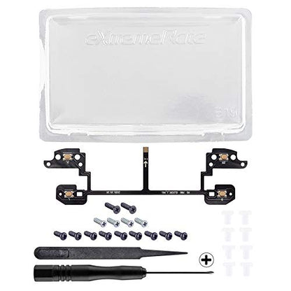 eXtremeRate Clicky Hair Trigger Kit for Nintendo Switch Pro Controller Shoulder Buttons, Custom Flashshot Trigger Stop Flex Cable for Nintendo Switch Pro Controller