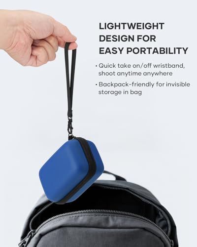 Camera EVA Case Compatible for KODAK PIXPRO FZ45-BK/FZ55 | Compatible With CAMKORY & STUOGYUM DC402-AF, Dual-Layer Shock Protection, Built-In SD Card Slots, Inner Mesh Pocket, Blue - color: Blue
