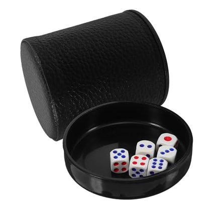 Dice Rolling Cup with Base for Party and Bar Use Custom Dice Storage Container with Egyptian Pattern and Shaking Cup for Board Games and Ktv Entertainment