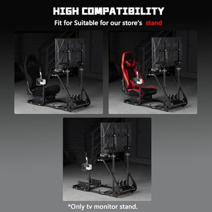 Dardoo Racing Simulator Cockpit Monitor Mount for Logitech G923 G29 G920 | for Thrustmaster Wheel Frame, Excluding Steering Wheel Shift Lever Pedals Seat and Racing Frame