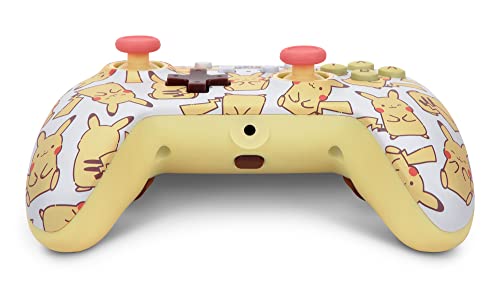 PowerA Enhanced Nintendo Switch and Switch 2 Wired Controller – Pikachu Blush, Officially licensed - color: Pikachu Blush