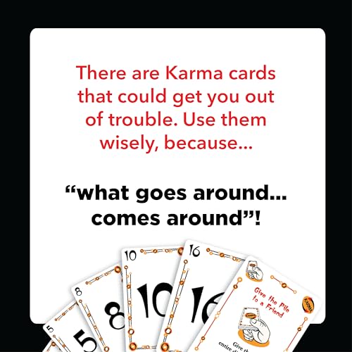 KARMA Playing Cards Game for Kids, Family Games Night, Travel Game | Award Winning, Family Game Night, Travel Games, Playing Cards, Screen-Free, Holiday Game