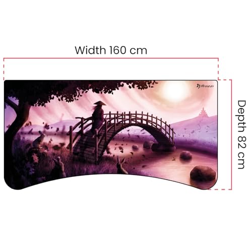 Arozzi Arena Gaming Desk Pad D015 | Full Desk Mouse Pad, Washable Desk Mat, Anti-Slip Rubber Base, Water-Resistant Surface - color: D015