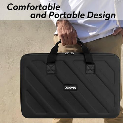 Mixer Travel Case, Carrying Storage Bag Compatible with DJ Controller for DDJ-SB3 / DDJ-SB2 / DDJ-400 / DDJ-FLX4 / DDJ-RB 2-Channel, Black - size: S-21 X 14.5 X 5"