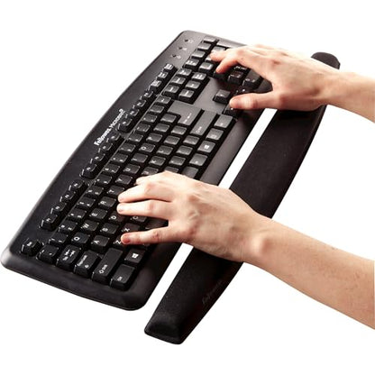 Fellowes Memory Foam Keyboard Wrist Rest - Black (9178201)