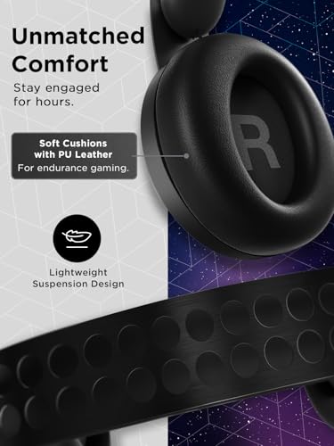 Lenovo Legion H500 PRO 7.1 Surround Sound Gaming Headset, Noise-Cancelling Mic, Memory Foam & PU Leather Earcups, Stainless Steel Headband, PC, PS4, Xbox One, Nintendo Switch, GXD0T69864, Black - style: H500
