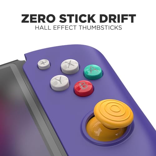 CRKD Nitro Deck Limited Edition with Carry Case - Professional Handheld Deck with Zero Stick Drift for Nintendo Switch and Switch OLED (Retro Purple - Nostalgia Collection) - color: Retro Purple