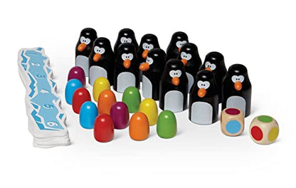 Blue Orange Pengoloo, Wood - Tabletop Strategy and Memory Game for Kids Family Preschool, Ages 4+, Award Winning - style: Wood