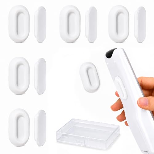 Magnetic Remote Control Holder Wall Mount, 5 Pack-White | Drill-Free Self-Adhesive Silicone Organizer for TV, AC, Fan, RV ,Bed, Couch & Table Storage Caddy Accessories - color: White