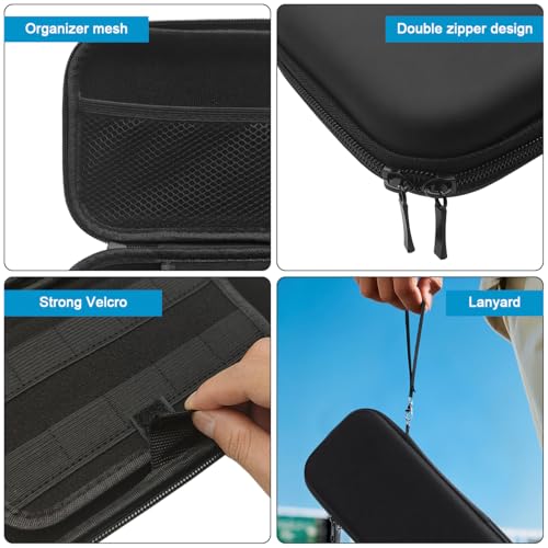 lyfLux Complete with Switch 2 Carrying Case Travel Kit – Hard Shell Case, Screen Protectors, Console & Joypad Covers, Stand & Thumb Grips – Full Accessories Set for Switch 2 Only