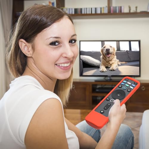 Case for Vizio XRT260 Voice Remote Control 2023/2021, Cover for VIZIO XRT260 Smart TV Remote Silicone Skin Sleeve Red - color: Non-Glow Red