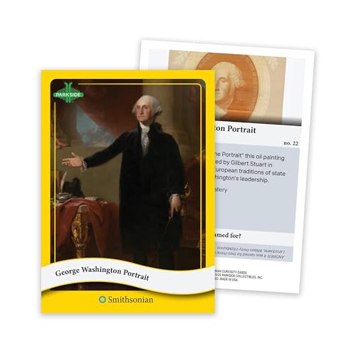 Parkside Curiosity Cards - Smithsonian Curations Flash Cards for Studying - 50 Collectible History Trading Cards - Educational Flashcards for Students, Teachers & Collectors - Made in USA