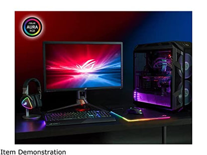 ASUS ROG Balteus RGB Gaming Mouse Pad - USB Port | Aura Sync RGB Lighting | Hard Micro-Textured Gaming-Optimized Surface & Nonslip Rubber Base