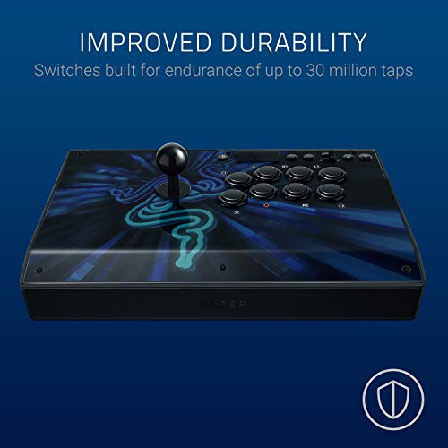 Razer Panthera Evo: Fully Mod-Capable - Sanwa Joystick and Buttons - Internal Storage Compartment - Tournament Arcade Fight Stick for PS4, PS5, and PC