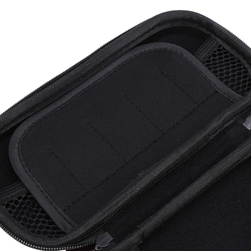 Eminchu 3000 Case, Water PU Hard EVA Carrying Case, Zippered Mesh Pocket with Durable Construction, Ideal for Game Cartridges & Accessories (Red) - color: Red