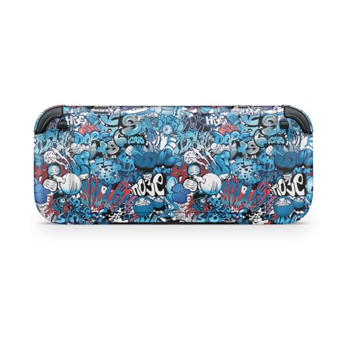 Gaming Skin Compatible with Nintendo Switch 2 Console Only - Blue Meanies - Premium 3M Vinyl Protective Wrap Decal Cover - Easy to Apply | Crafted in The USA by MightySkins - color: Blue Meanies, size: Switch 2 Console Skin Only, style: Matte Finish