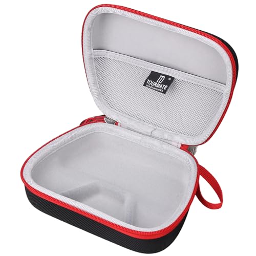 Tourmate Hard Controller Case Compatible for Switch Wireless Pro Controller, Travel Protective Carrying Storage Bag (Black & Red) - color: Black & Red