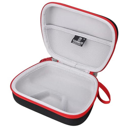 Tourmate Hard Controller Case Compatible for Switch Wireless Pro Controller, Travel Protective Carrying Storage Bag (Black & Red) - color: Black & Red