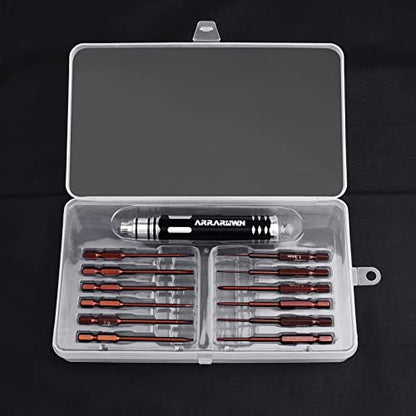 Hex Screwdrivers Set 12 in 1 RC Tool Sets Hobby Tools Kit | RC Car Tool Set RC Model Drone Airplane Robotics Helicopter Quadcopter Boat FPV Home Appliances Repair - color: Brown