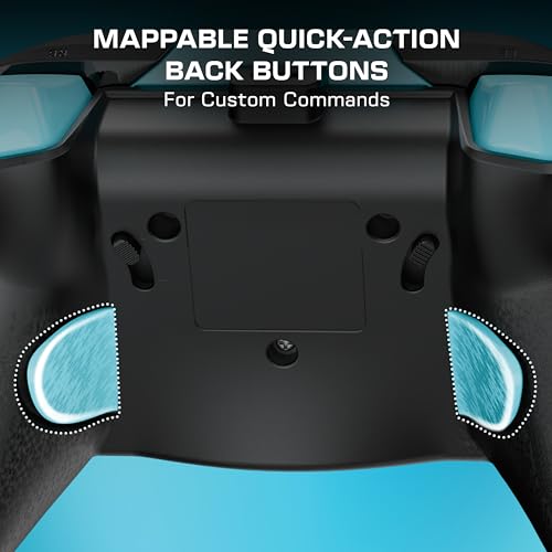 Turtle Beach Rematch Advanced Wired Gaming Controller for Xbox & PC | Xbox Series X|S, Xbox One, PC, 2 Remappable Buttons, Hall-Effect Triggers, Audio Controls, Glows-in-the-Dark, Titan Steel - color: Titan Steel