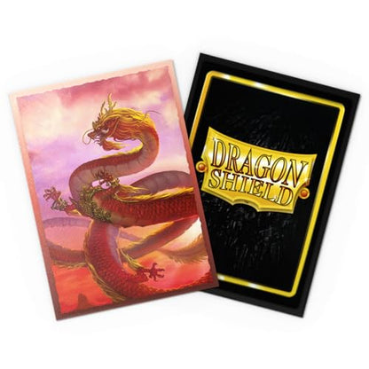Dragon Shield | Matte Dual Art Sleeves | Wood Dragon 2024 | 100 CT - Smooth & Tough Premium TCG Sleeves | Compatible with Pokemon, One Piece & Magic the Gathering - color: Wood Dragon 2024