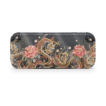 Glossy Glitter Gaming Skin Compatible with Nintendo Switch 2 Console Only - Stitch Dragons - Premium 3M Vinyl Protective Wrap Decal Cover - Easy to Apply | Crafted in The USA by MightySkins - color: Stitch Dragons, size: Switch 2 Console Skin Only, style: