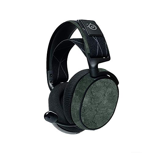 MightySkins Compatible with Steelseries Arctis 7 Gaming Headset (2019) - Green Stone | Protective, Durable, and Unique Vinyl Decal| Easy to Apply, Remove, and Change Styles | Made In The USA - color: Green Stone