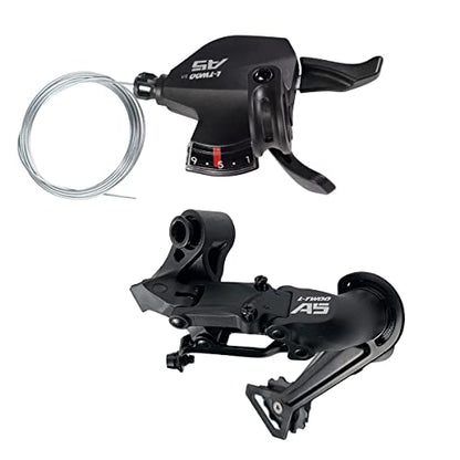 CNC Rear Derailleur 9 Speed Direct Mount/Hanger for Shimano/sram - color: 9-Rear Derailleur+Right Shifter Lever