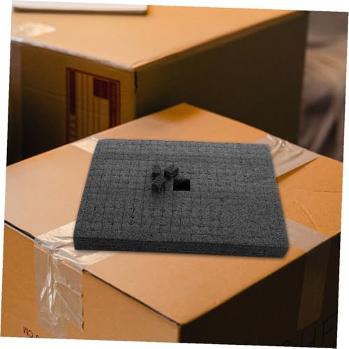 Black Foam Cube Sheet 500x300x30mm High-density Pick and Pluck Foam Insert Pad for Case Protection for Toolboxes Board Games and Transportation Cushioning