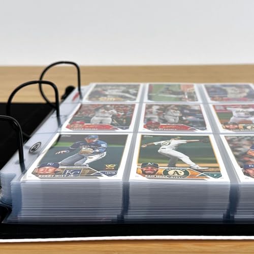 BCW LaserWeld 9 Pocket Pages - 500 Page Pack | Glass-Like Clear Flat Lay | Premium Ultra Flat and Clear Pocket Pages for Cards | Trading Card Binder Sleeves for Pokemon, MTG, Baseball, Basketball - style: 500 Pack