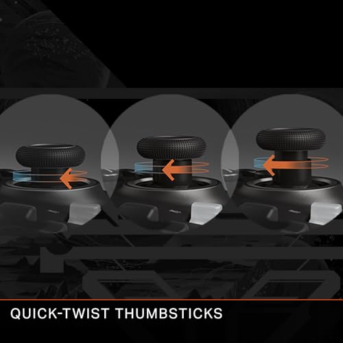 PowerA FUSION Pro 4 Wired Controller for Xbox Series X|S, adjustable height thumbsticks, hall effect thumbsticks, mappable buttons, officially licensed, works with Xbox One and Windows 10/11 - style: FUSION Pro 4