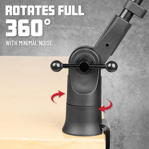 Gator Frameworks Slim Profile Desk-Mounted Mic Stand Boom Arm for Broadcasts, Podcasts, Content Creation, Live Streaming, & Similar Applications (GFWMICBCBM0500) - style: 500 Series