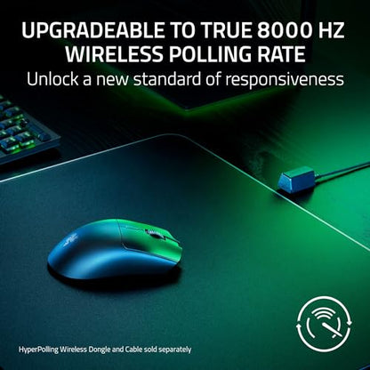 Razer Viper V3 HyperSpeed Wireless PC Gaming Mouse, 82g, Black | 30K DPI Optical Sensor, Up to 280 Hr Battery Life, Mechanical Switches Gen-2, 6 Programmable Buttons, 1 x AA Battery included