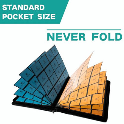 1000+ Pockets Trading Card Binder, 16-Pocket Card Ablum Compatible with MTG,Sports Cards & Other Standard Size Trading Cards (Teal) - color: Teal