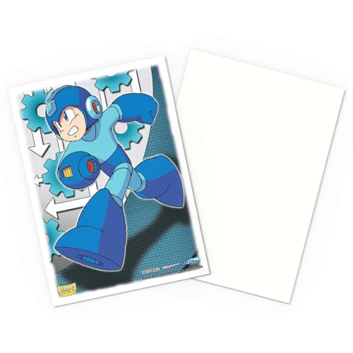 Dragon Shield | Matte Art Sleeves | 100 CT - Smooth & Tough Premium TCG Sleeves | Compatible with Pokemon, One Piece & Magic the Gathering | Mega Man Standard - color: Mega Man Standard
