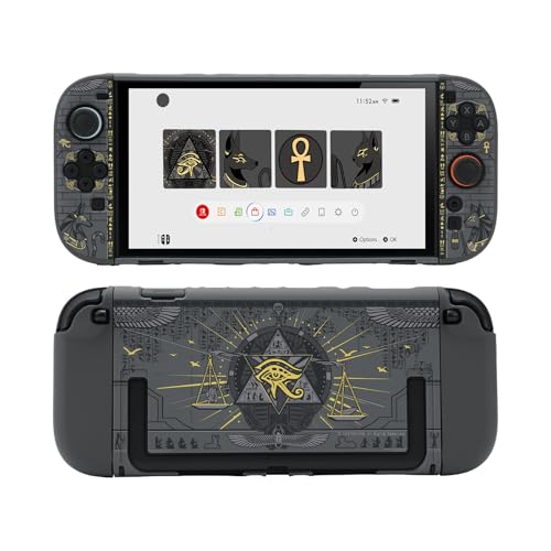 GeekShare Protective Case Compatible with Switch 2, Hard PC Slim Dockable Shell Cover Designed for Switch 2 Game Console and Joysticks Controllers - Mystic Kingdom - color: Mystic Kingdom
