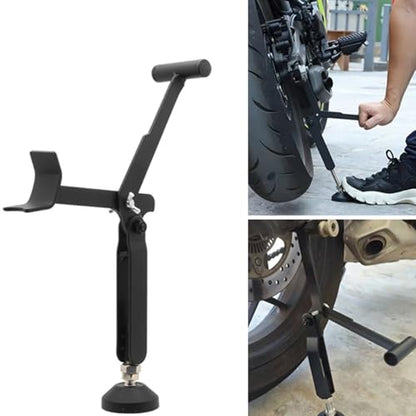 Motorcycle Stand Lift Foldable Wheel Lifting Frame | Foldable Motorcycle Lift Stand for Motorbike Bicycle Dirt Bike Parking Repair Maintenance Cleaning